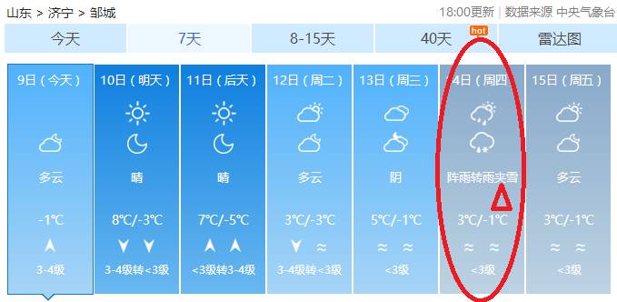 邹城天气气象变化及日常生活体验报告